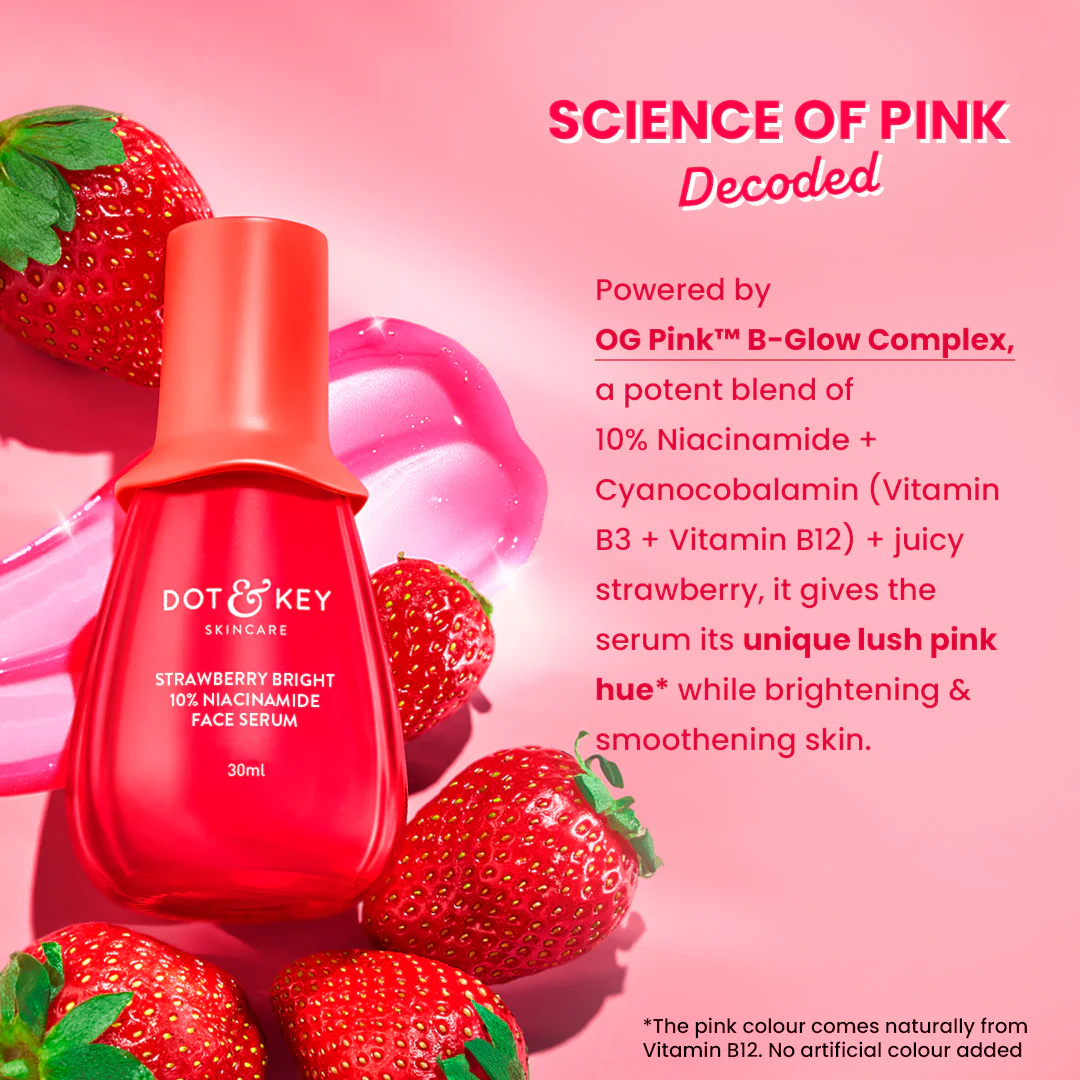 Strawberry Bright 10% Niacinamide Face Serum - Image 2