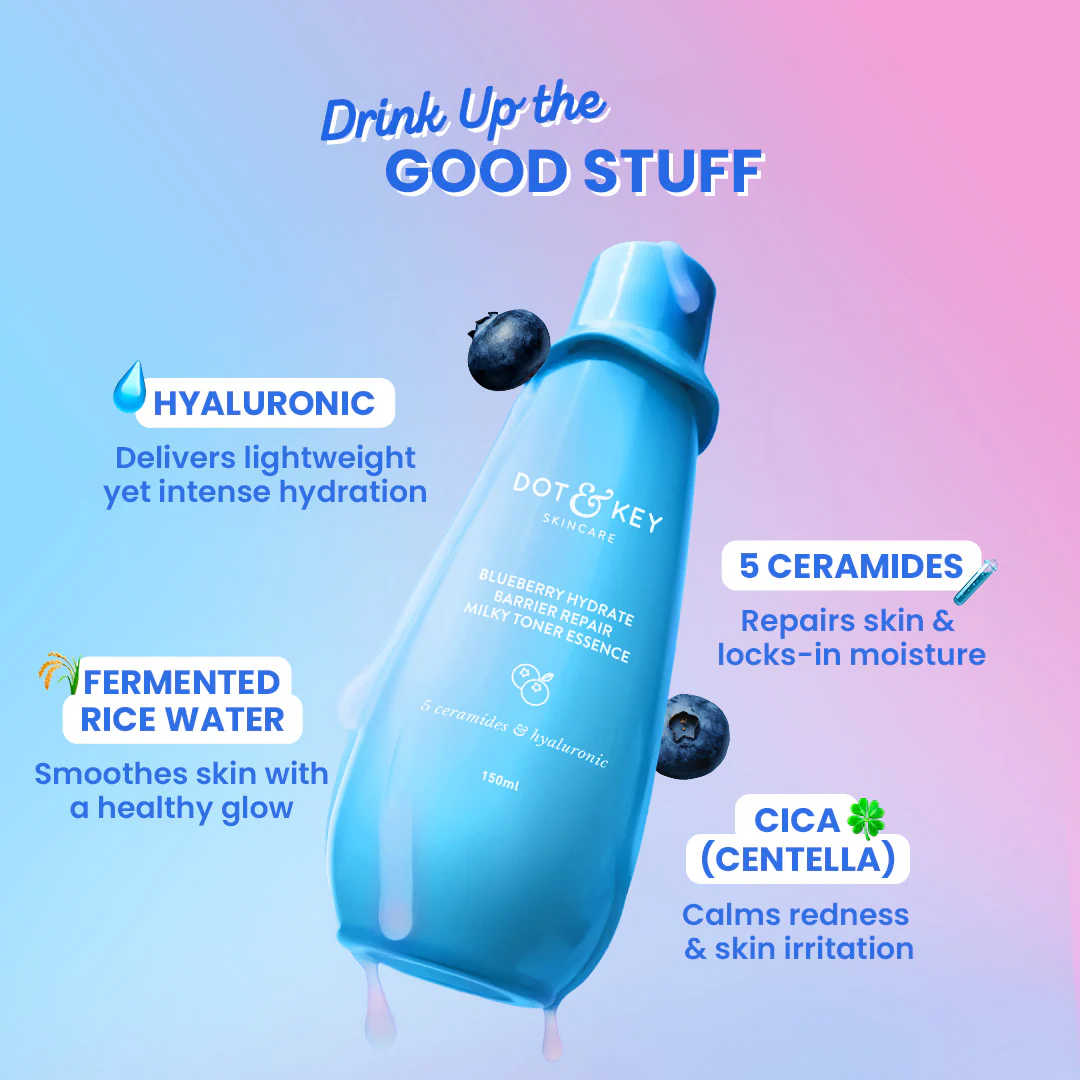 Blueberry Hydrate Barrier Repair Milk Face Toner - Image 3