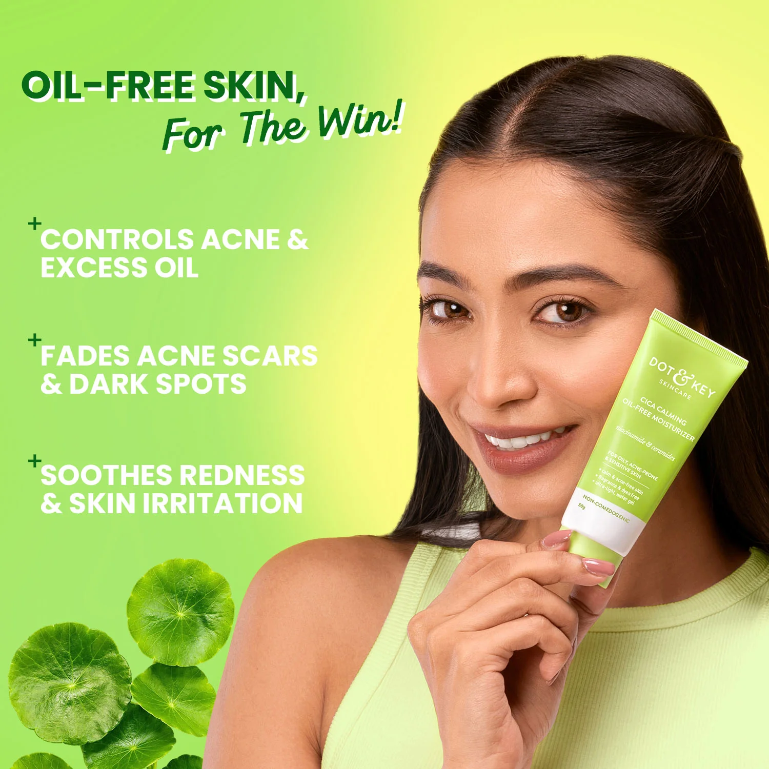 CICA + 5% Niacinamide Oil - Free Moisturizer for Dark Spots & Acne - Image 4