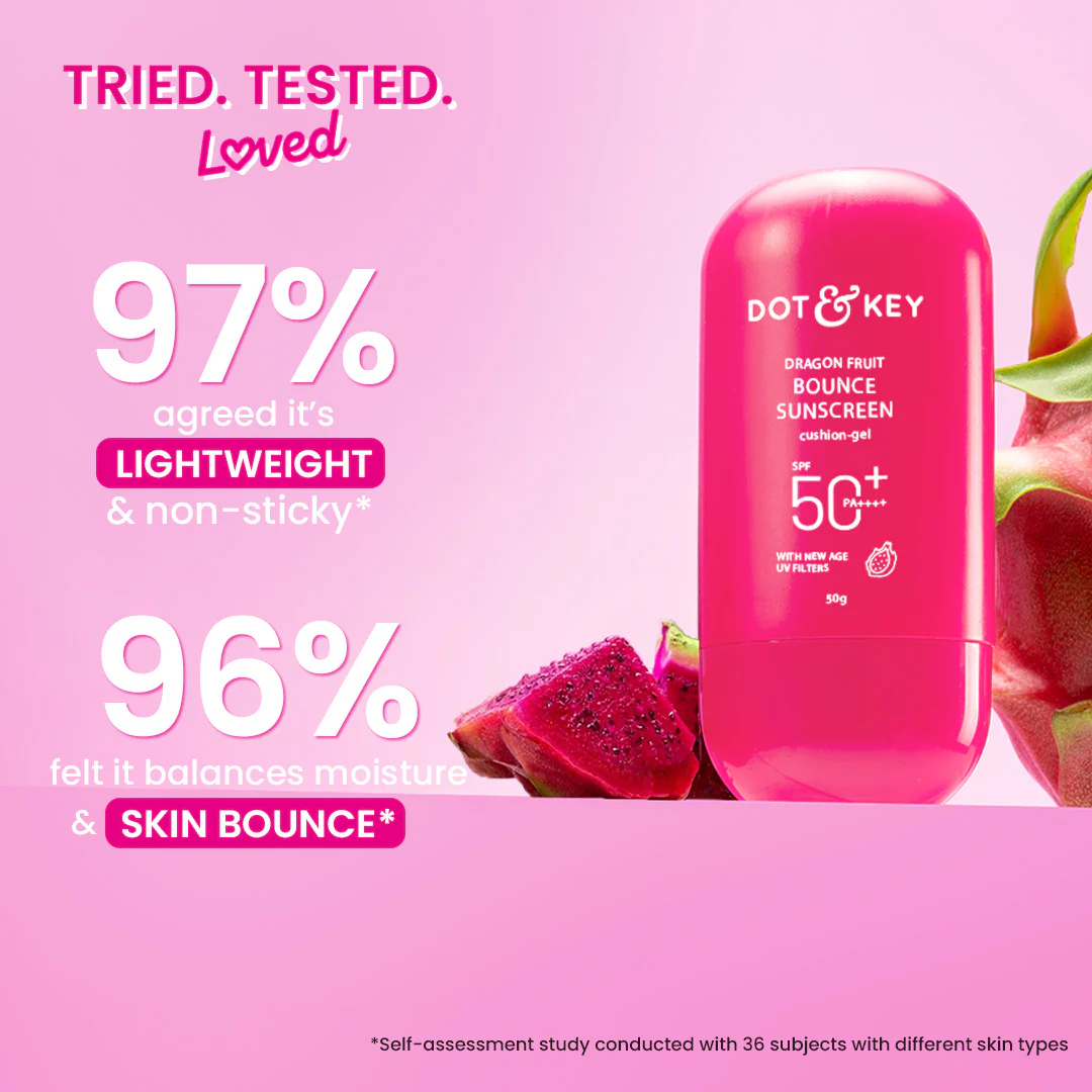 Dot & Key Dragon Fruit Bounce Sunscreen In-Vivo Tested SPF 50+ PA++++ - Image 5