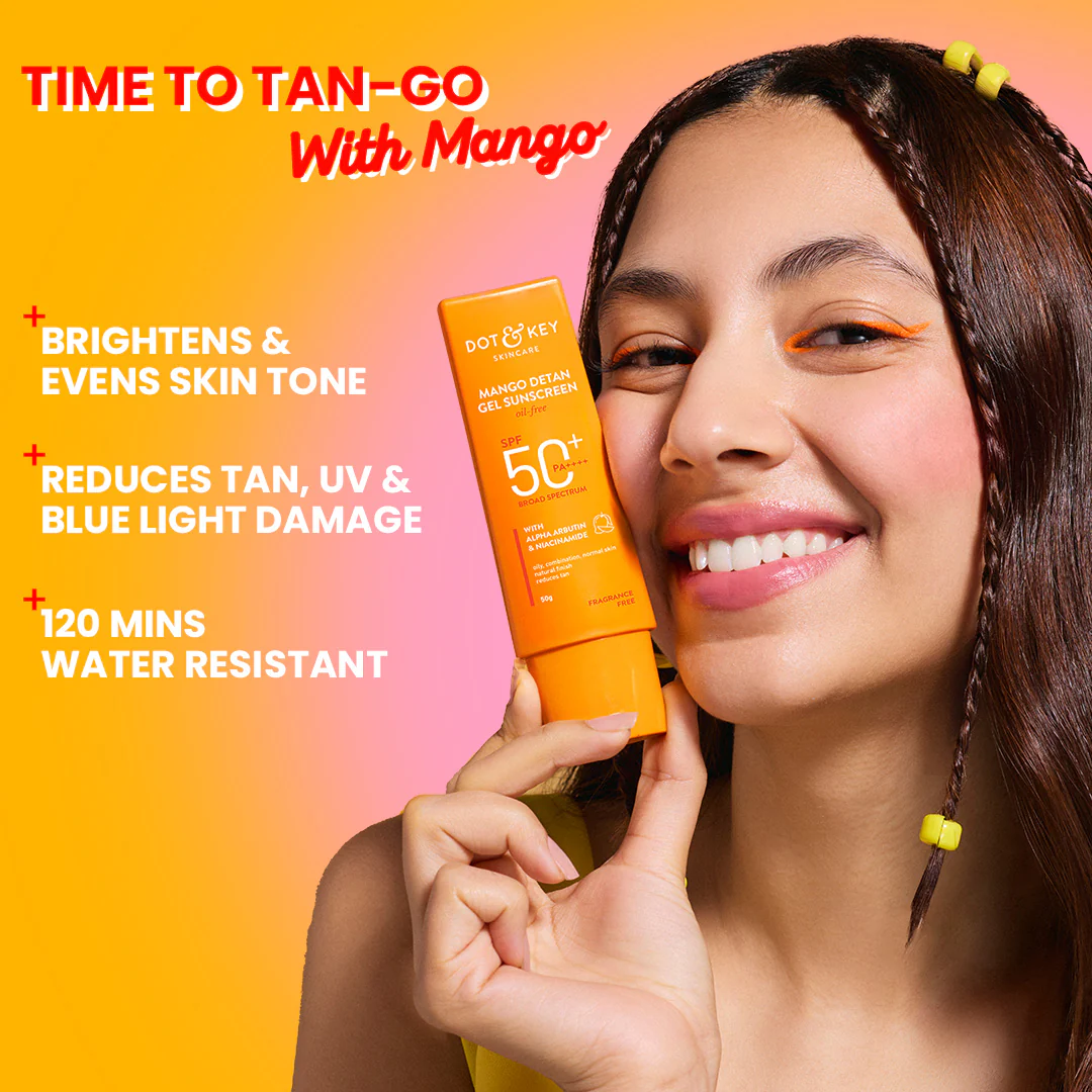 Mango Detan Sunscreen, In-Vivo Tested SPF 50+ PA++++ - Image 4