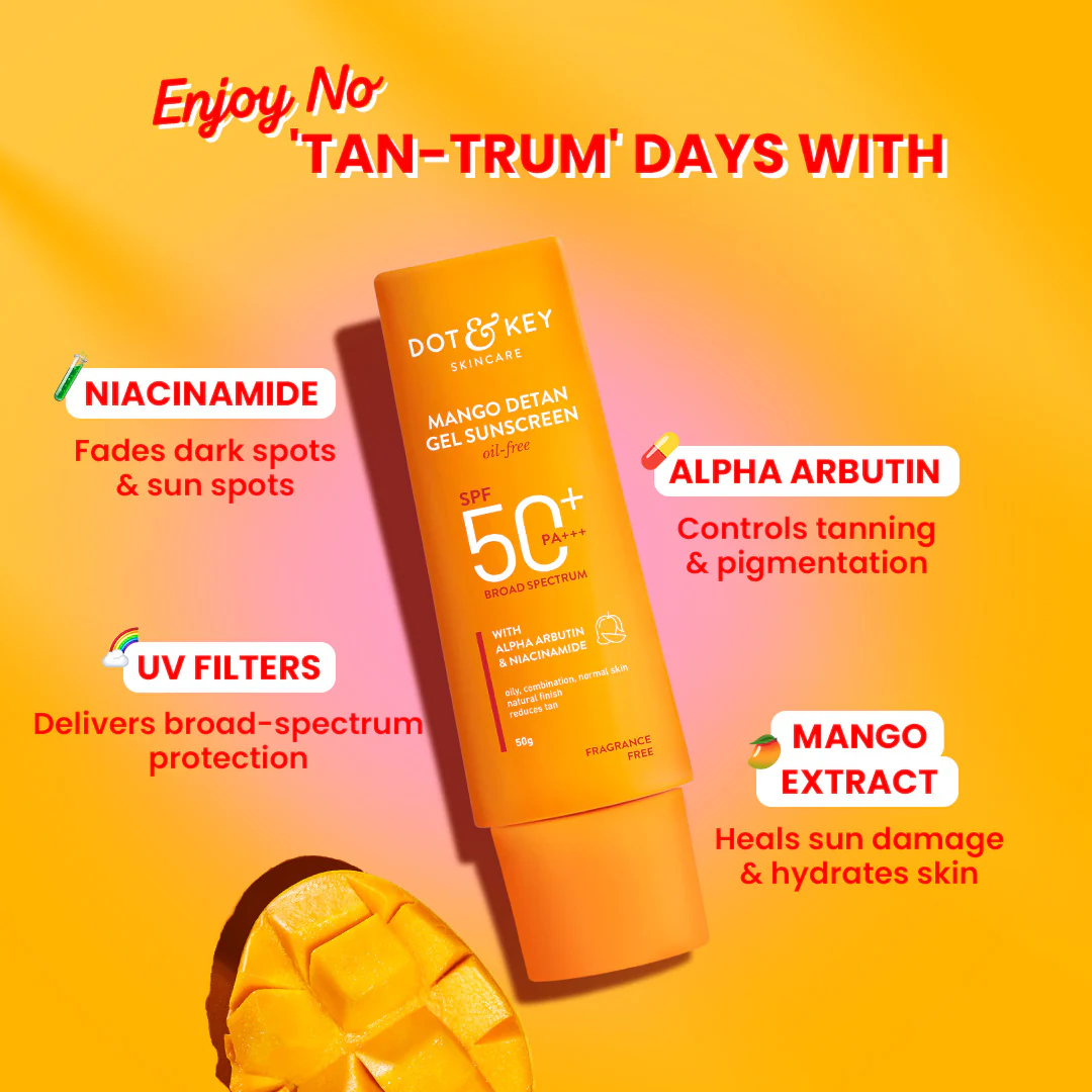 Mango Detan Sunscreen, In-Vivo Tested SPF 50+ PA++++ - Image 7