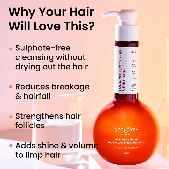 Moringa & Argan Oil Hair Fall Control Shampoo - Image 4