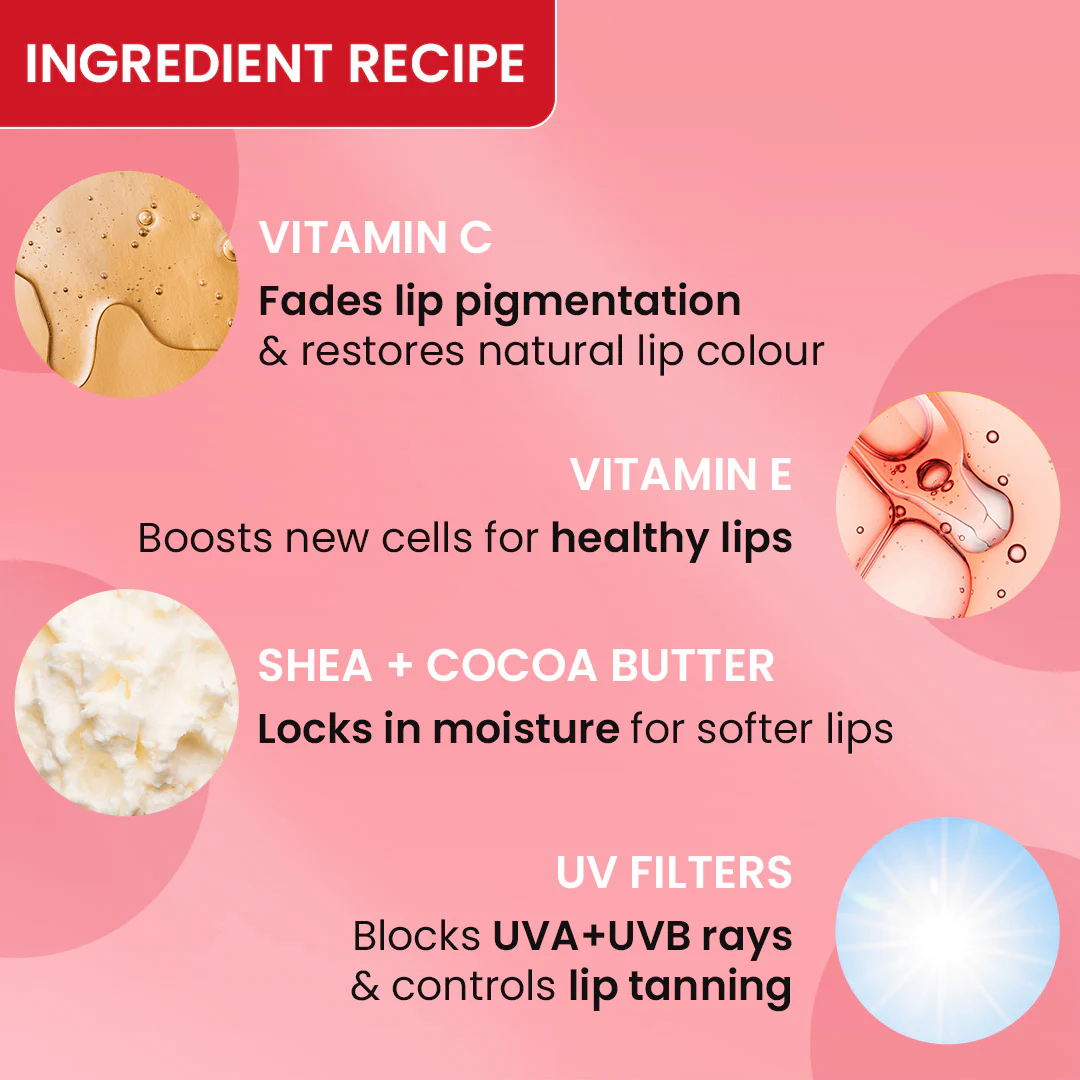 Vitamin C + E Gloss Boss Lip Balm In-Vivo Tested SPF 50+ PA+++ - Image 15