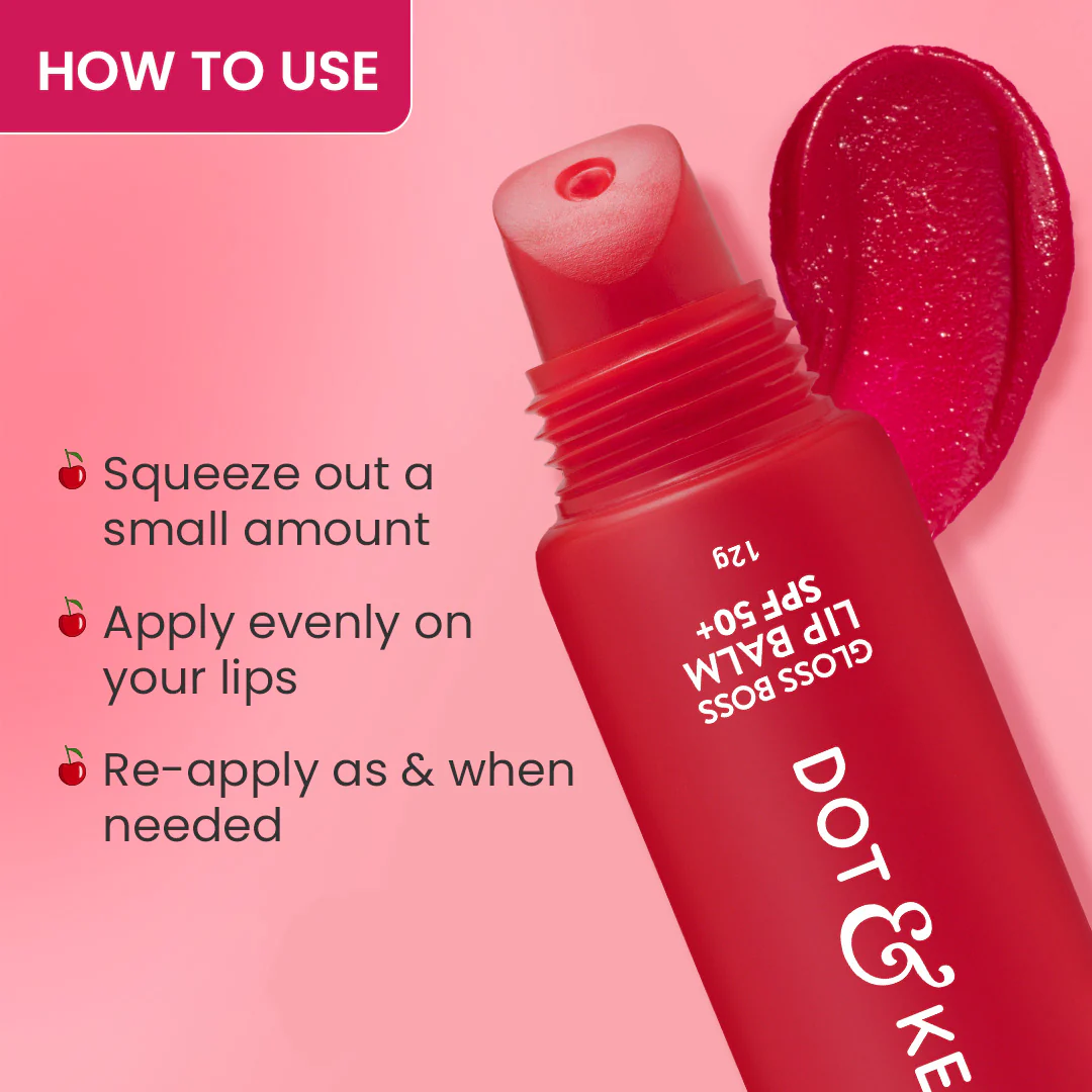 Vitamin C + E Gloss Boss Lip Balm In-Vivo Tested SPF 50+ PA+++ - Image 17