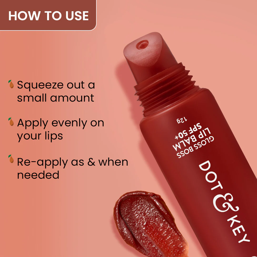 Vitamin C + E Gloss Boss Lip Balm In-Vivo Tested SPF 50+ PA+++ - Image 35