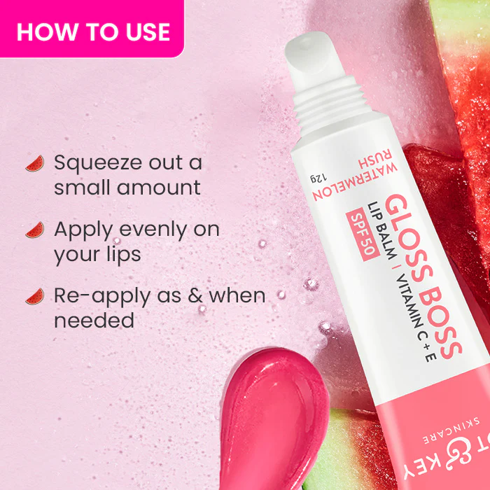 Vitamin C + E Gloss Boss Lip Balm In-Vivo Tested SPF 50+ PA+++ - Image 44