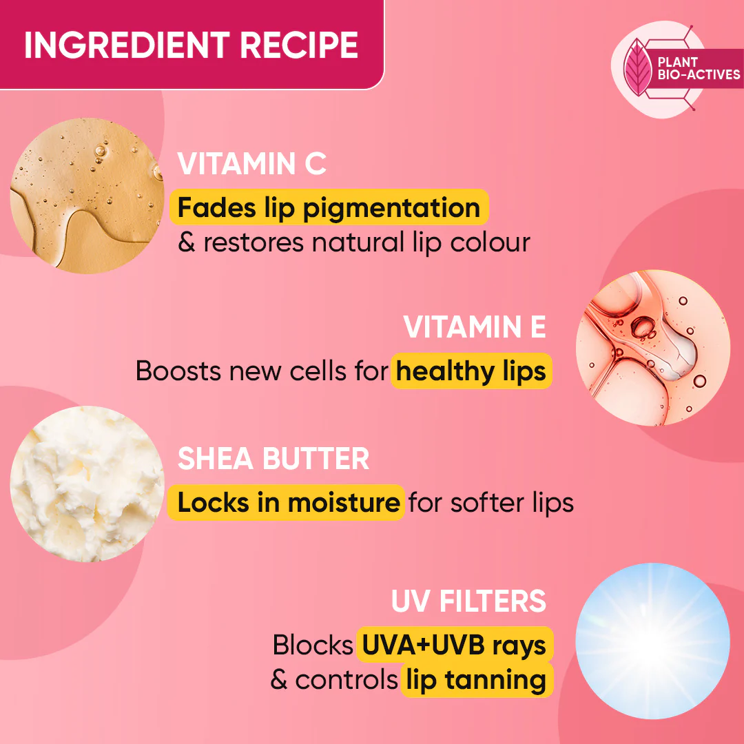 Vitamin C + E Gloss Boss Lip Balm In-Vivo Tested SPF 50+ PA+++ - Image 6