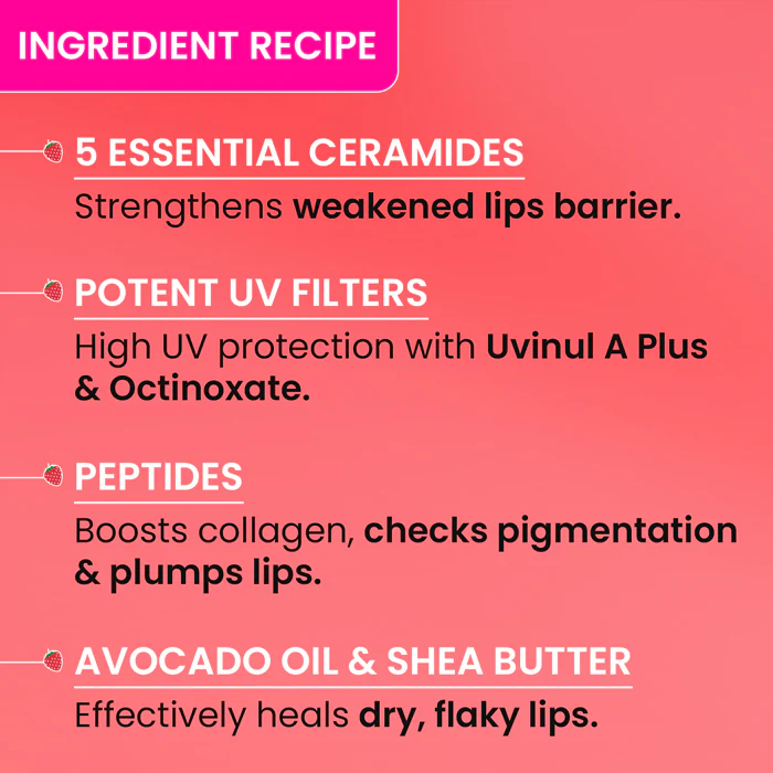 Ceramide + Peptide Lip Balm In-Vivo Tested SPF 50+ PA+++ - Image 21