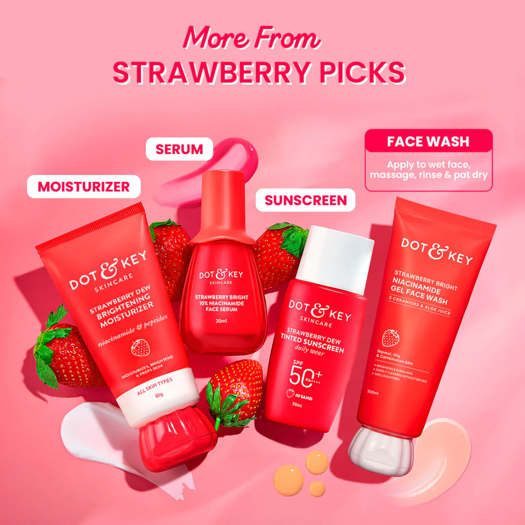 Strawberry Bright Niacinamide Gel Face Wash - Image 6