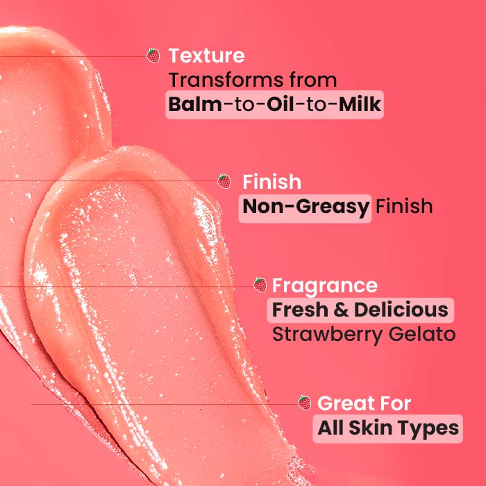 Strawberry Dew Cleansing Balm for Dewy Skin - Image 5