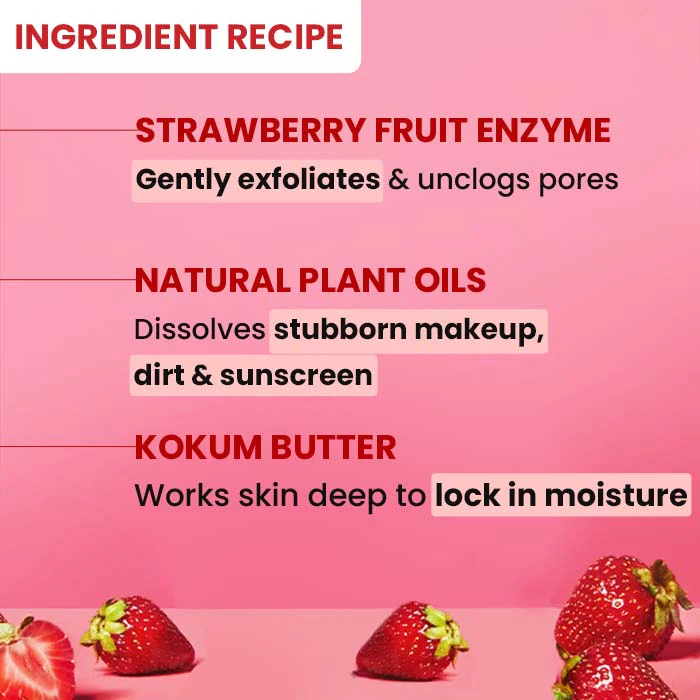 Strawberry Dew Cleansing Balm for Dewy Skin - Image 6