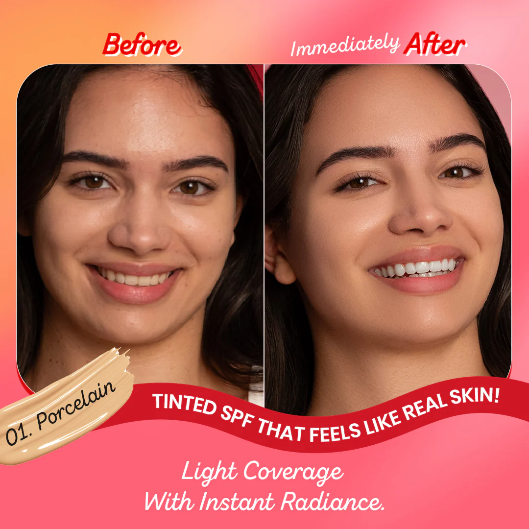 Strawberry Dew Tinted Sunscreen, In-Vivo Tested SPF 50+ PA++++ - Image 13