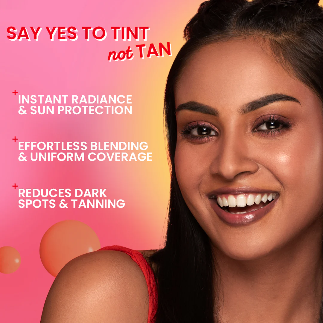 Strawberry Dew Tinted Sunscreen, In-Vivo Tested SPF 50+ PA++++ - Image 39