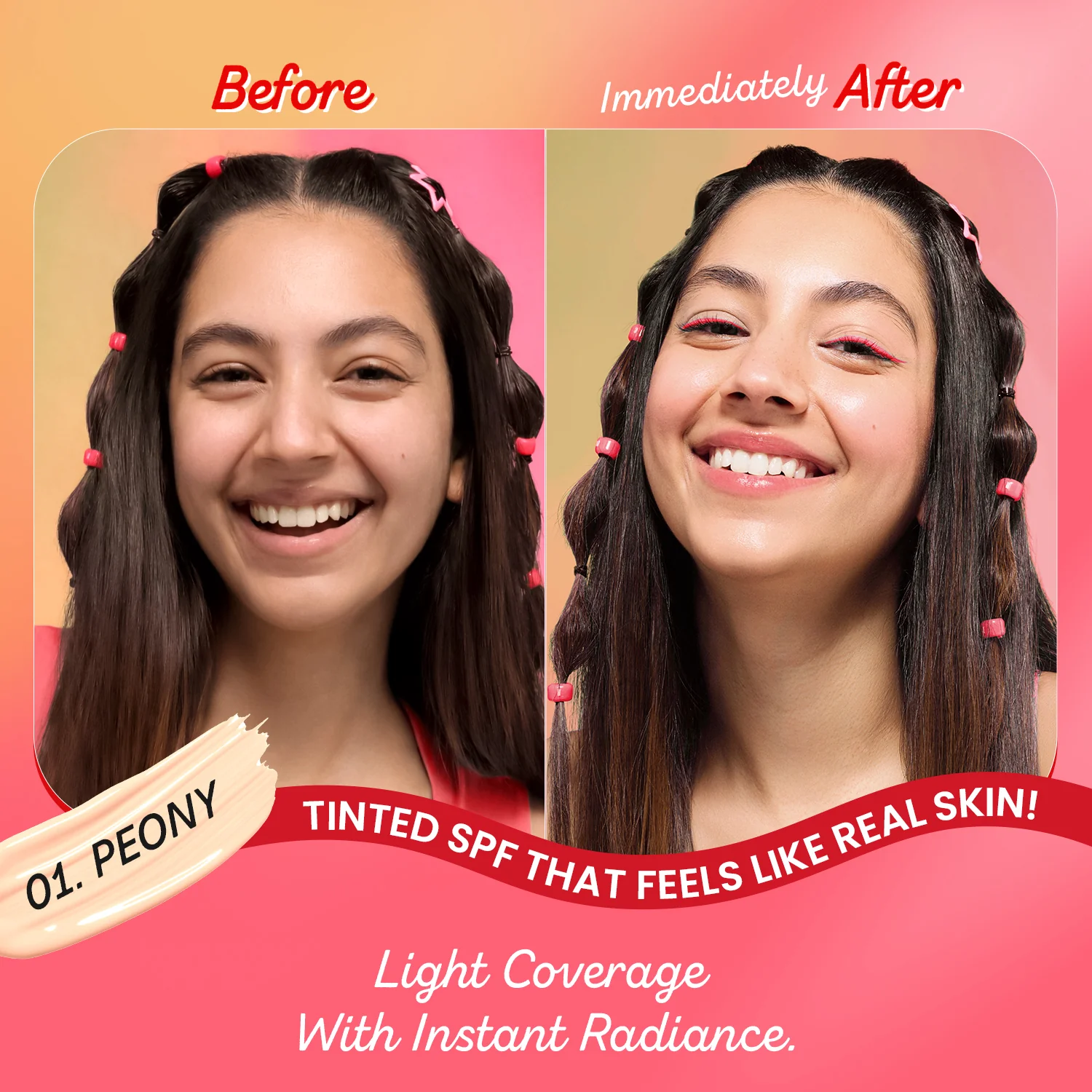 Strawberry Dew Tinted Sunscreen, In-Vivo Tested SPF 50+ PA++++ - Image 4