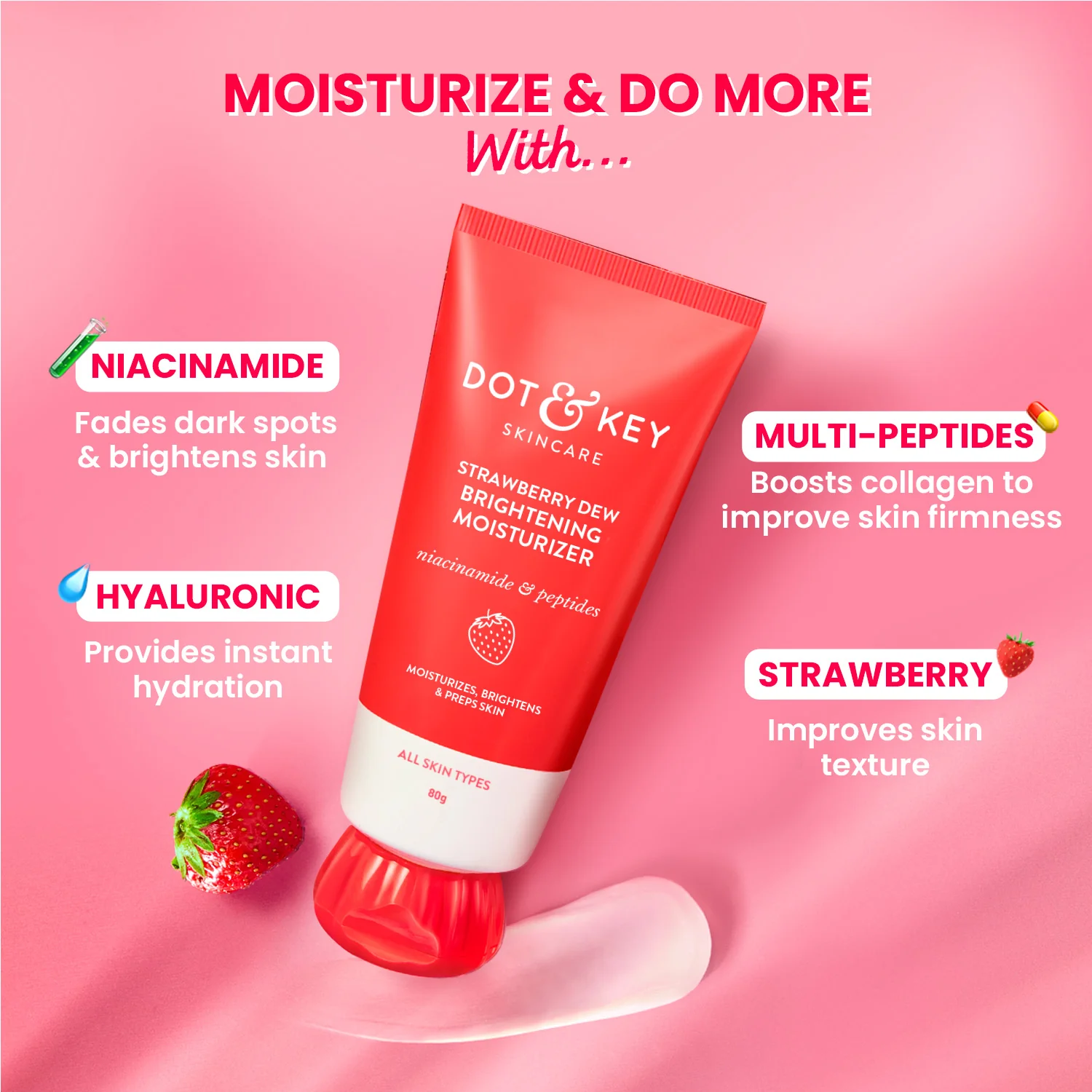 Strawberry + Niacinamide Moisturizer - Image 3