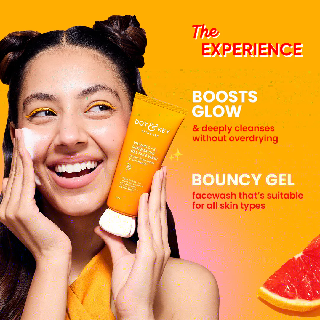 Vitamin C + E Gel Face Wash for Glowing Skin - Image 4