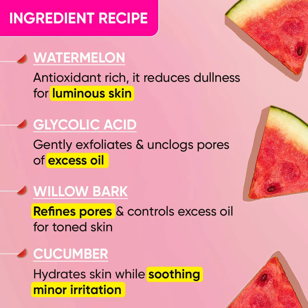Watermelon + Glycolic Acid Toner -Free - Image 5