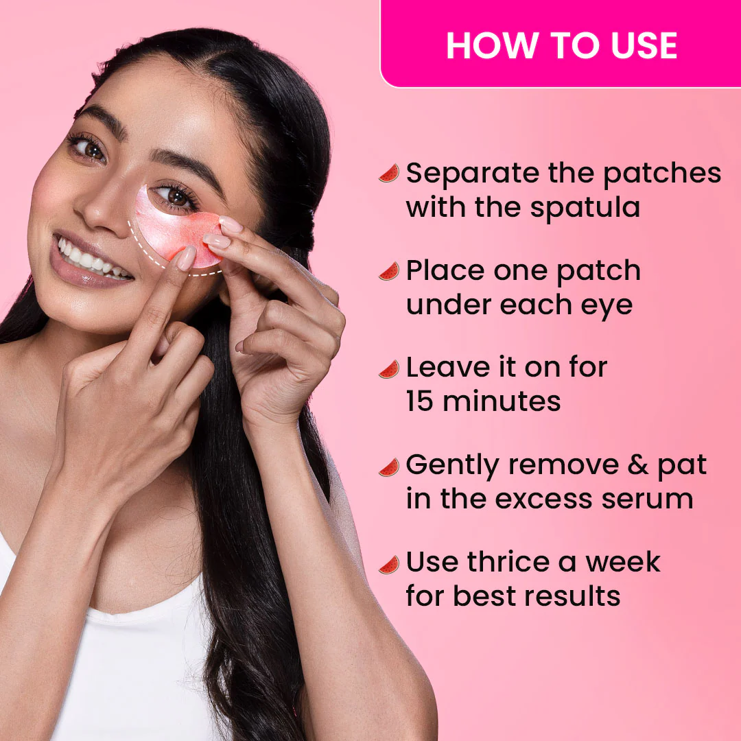 Watermelon Hydrogel Under-eye Patches - Image 6