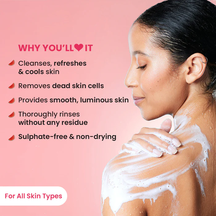 Watermelon Cooling Glycolic Acid Shower Gel - Image 3