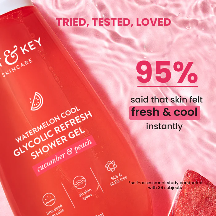 Watermelon Cooling Glycolic Acid Shower Gel - Image 4