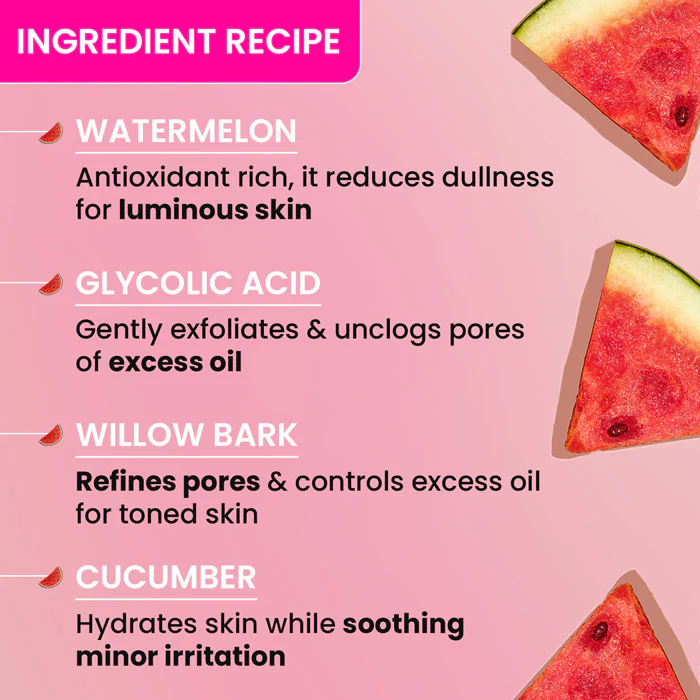 Watermelon + Glycolic Acid Pore Tightening Toner - Image 5